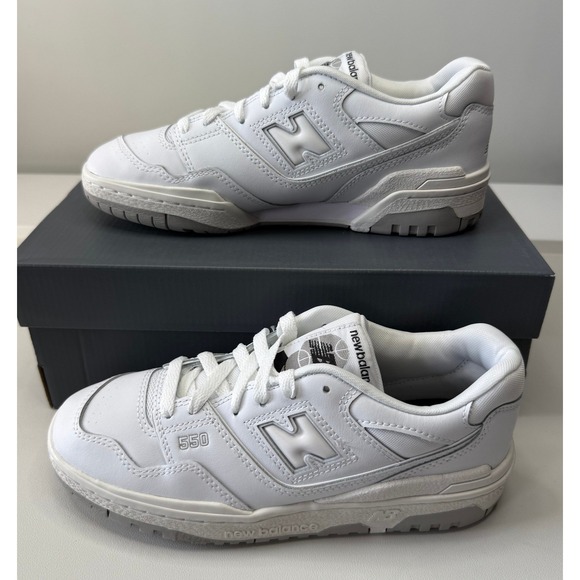 New Balance Shoes - New Balance 550 White GSB550PB Womens 8.5 Youth 7 Sneakers New
